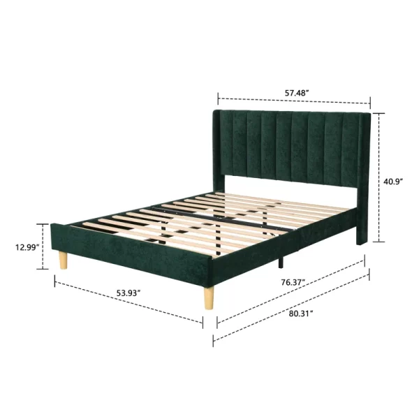 product gallery for low profile headboard bed at Eric Woodworks